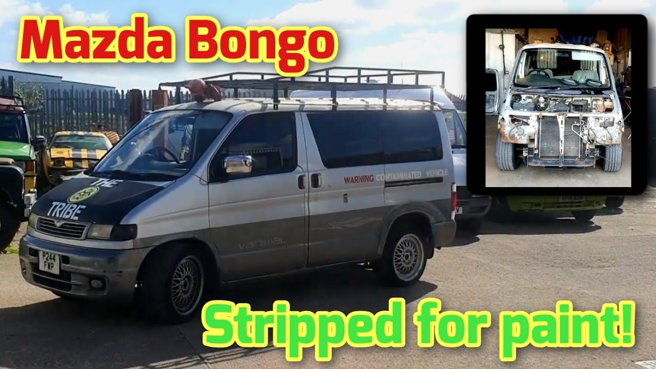 My rusty old Bongo gets stripped for paint!  Plus a look at my rusty parts van