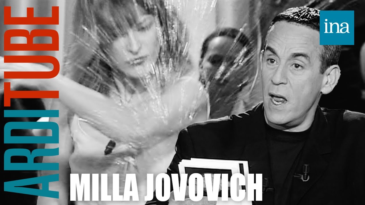 Milla Jovovich furieuse, elle quitte la plateau de Thierry Ardisson | INA Arditube