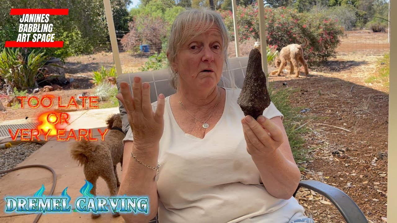 Watch as I make something from this small Grass Tree Root