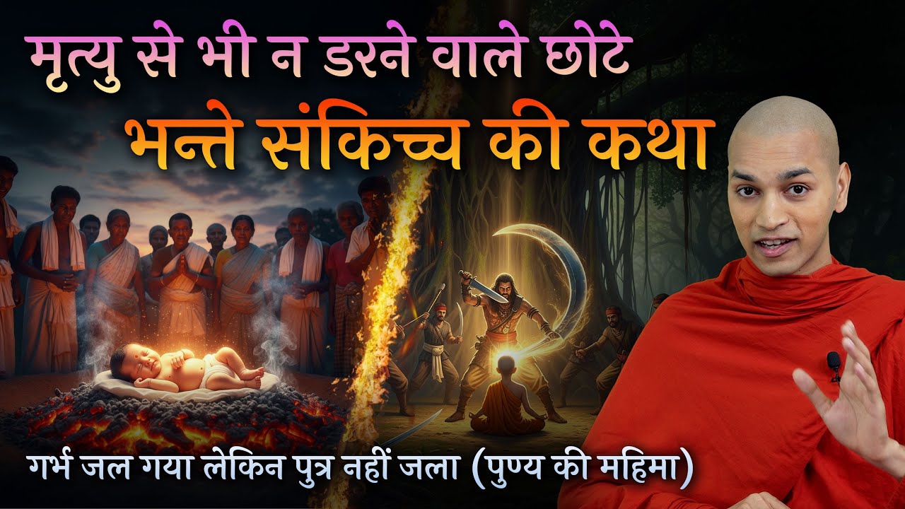 मृत्यु को भी जीतने वाले श्रामणेर संकिच्च की कथा | Sankichha story | Bhante Nirodh