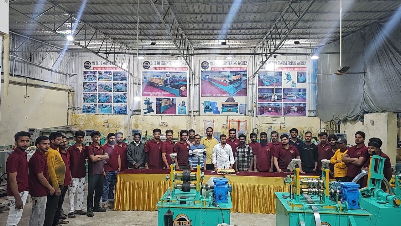 Metro Engineering Works Pvt Ltd. Roll Forming Machine Manufacturers. New year 2026. #metro 