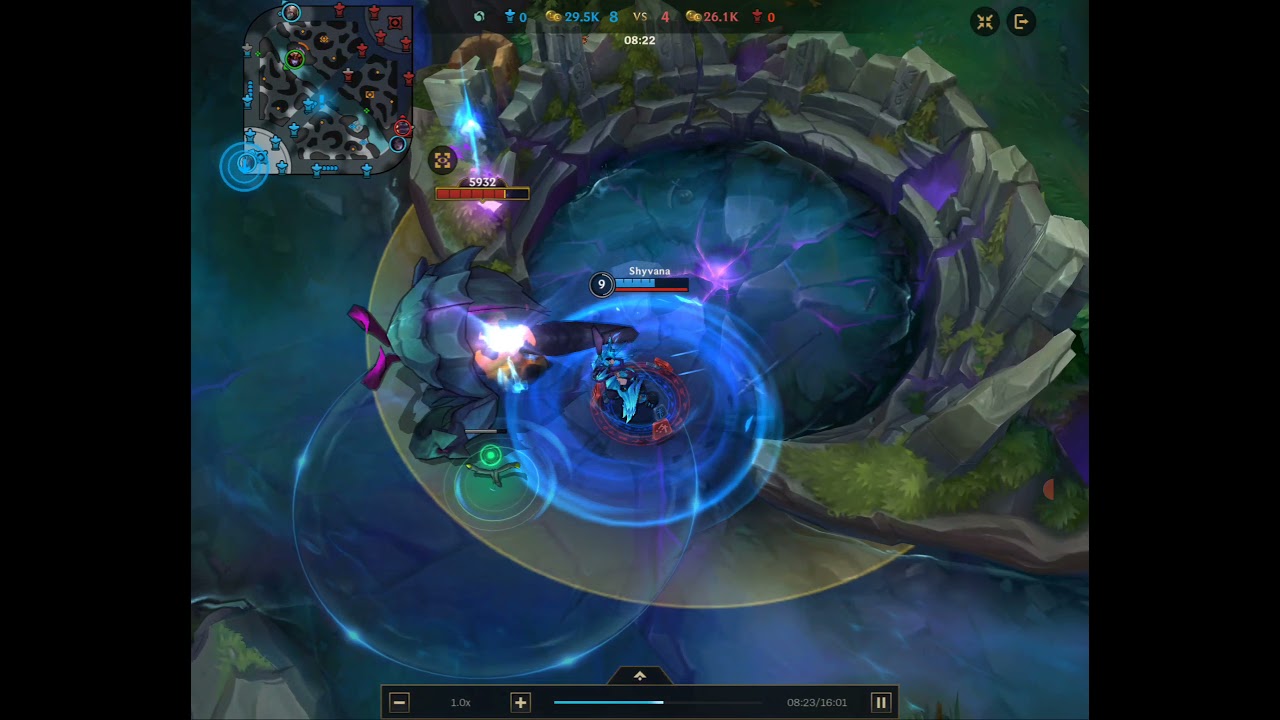 Ice Drake Shyvana Jungle Gameplay - Wild Rift Platinum EUW