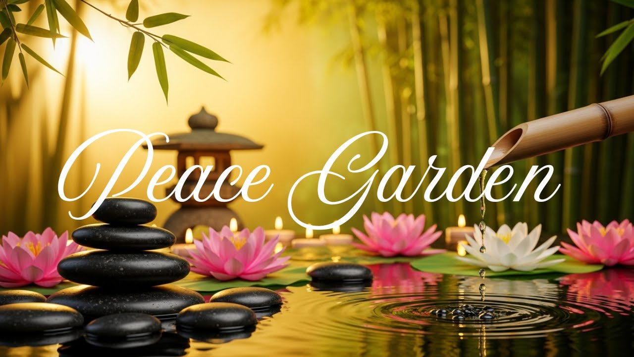 Peaceful Nature Waterflow Music - Spa Massage Piano, Deep Relaxation & Mindful Meditation Aid