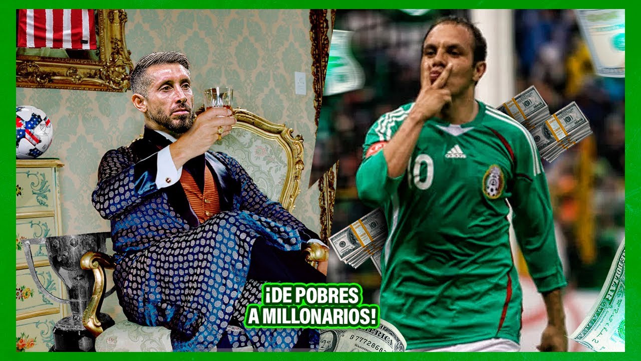 Los 7 futbolistas mexicanos que ERAN POBRES  y se convirtieron en MILLONARIOS🤩💴