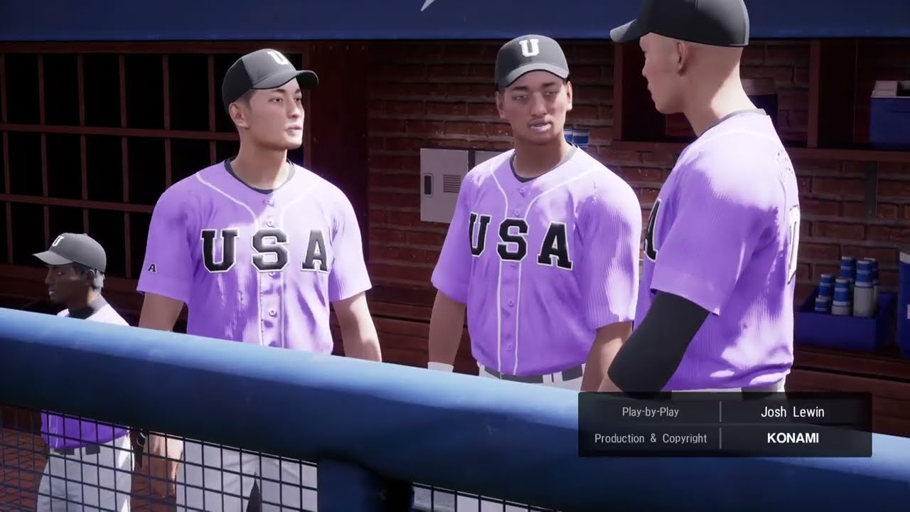 eBASEBALL pro spirit test game. (Mercy rule decided by me)