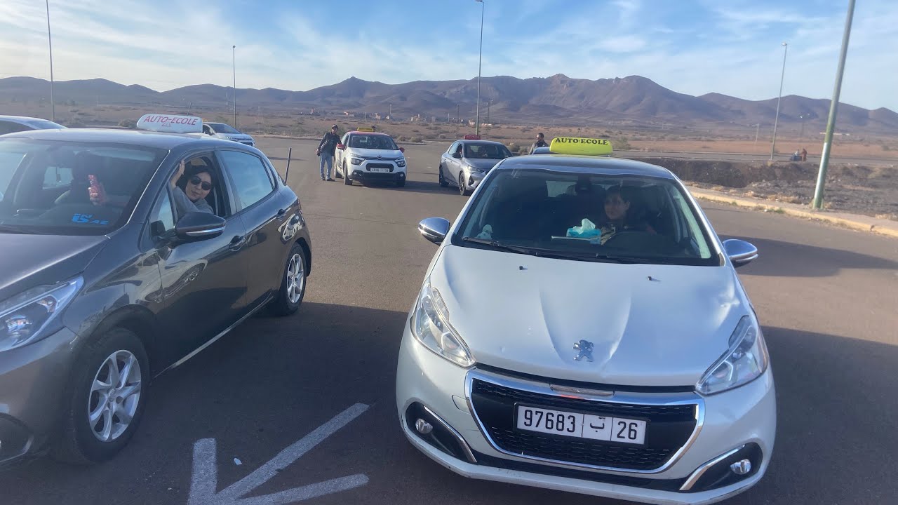 حلبة امتحان السياقة مراكش طريق الدار البيضاء صنف B 🚘💯تبعوا الخطوات مزيان مع المونتور اسماعيل 👍