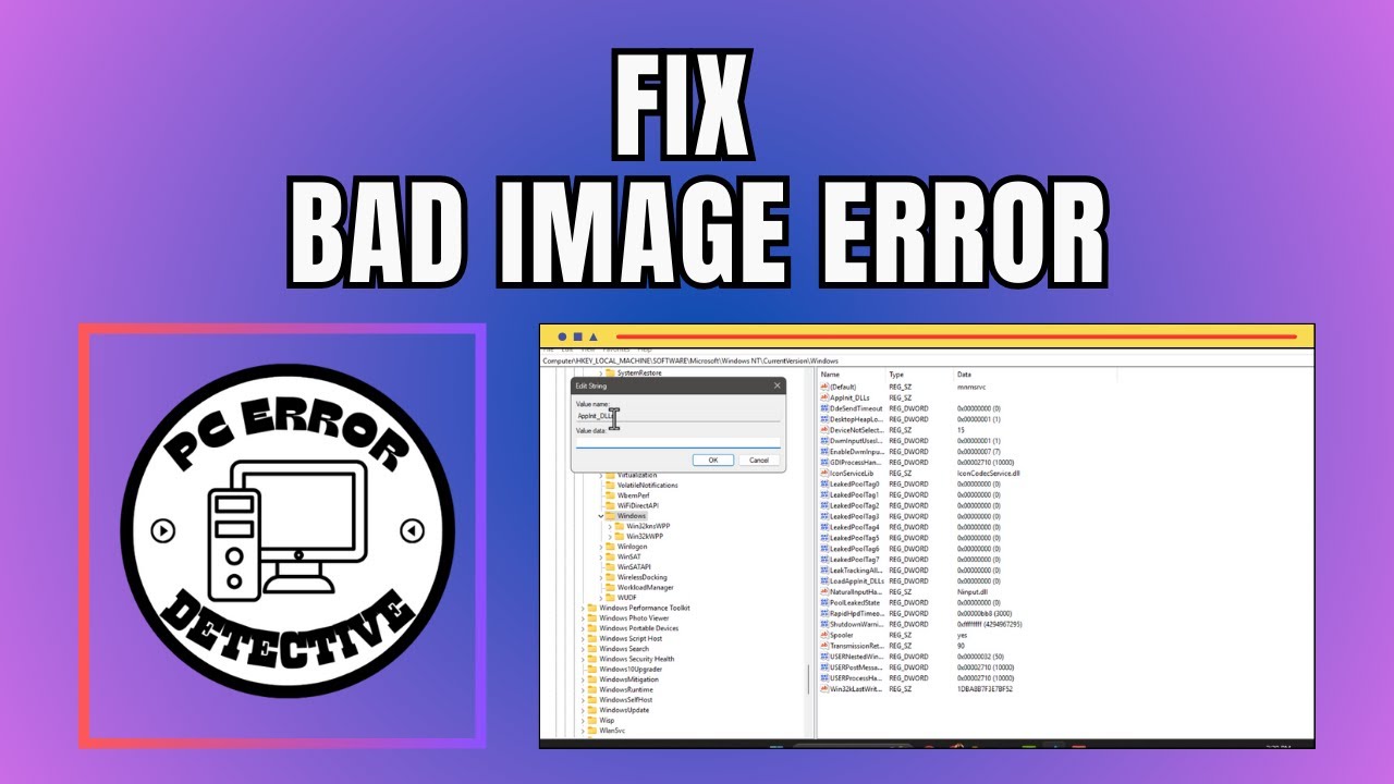 How To Fix Bad Image Error Pop Up In Windows 11 - Detailed Tutorial