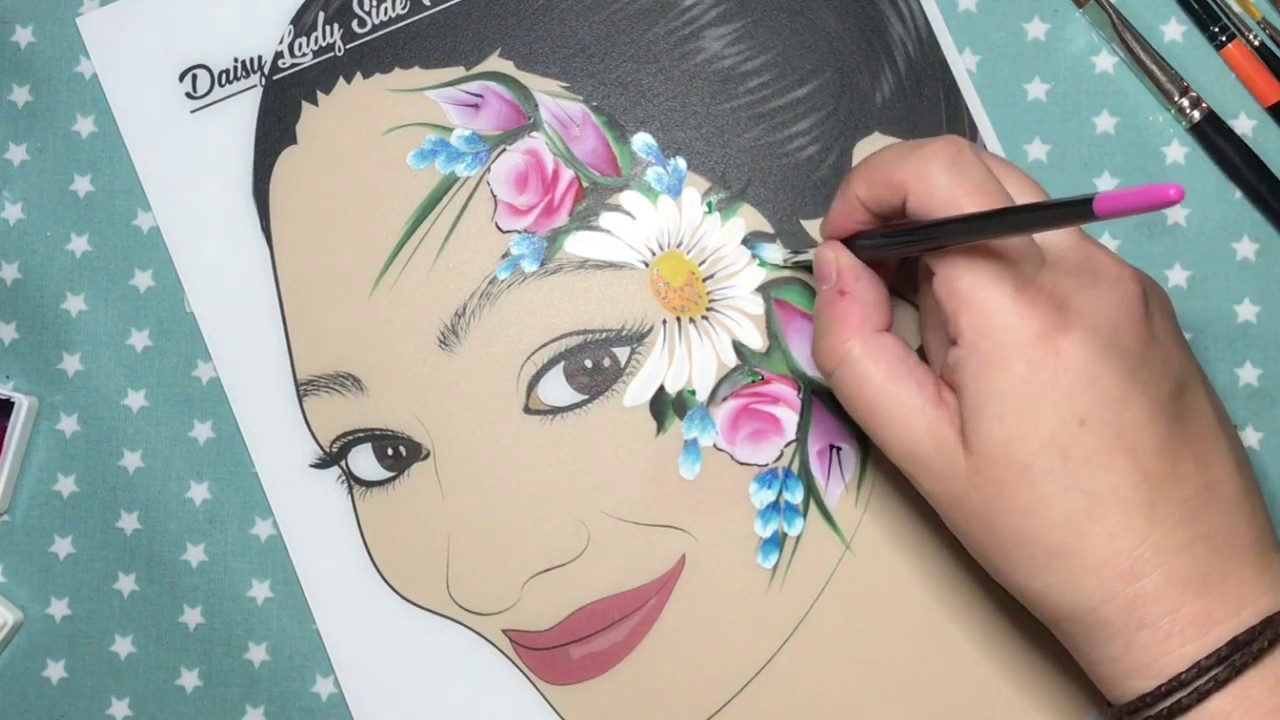 Floral Face Painting Tutorial By Jane Harding | The Face Painting Shop