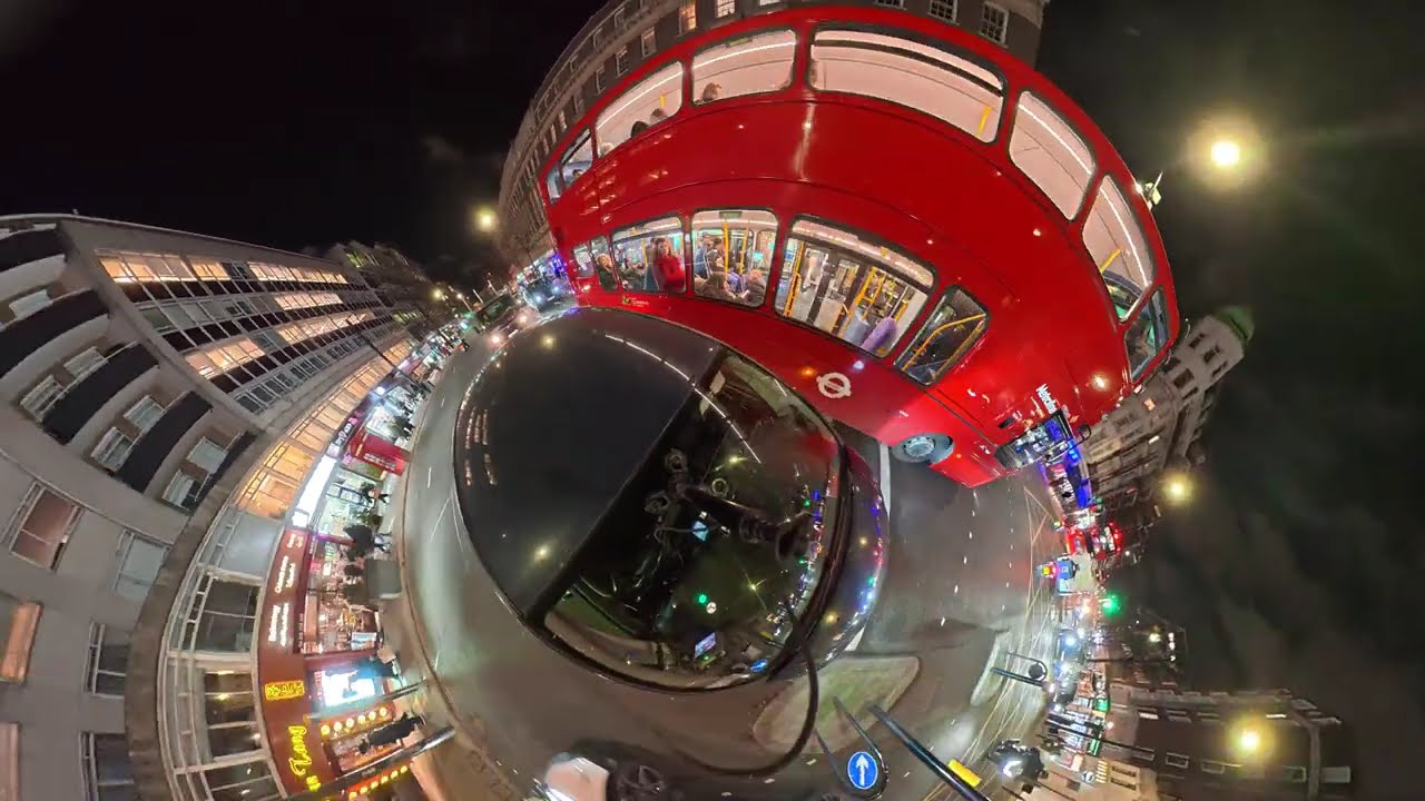 London City Night with New DJi 360 Car Mounted Camera Review Hyperlapse and Time Lapse