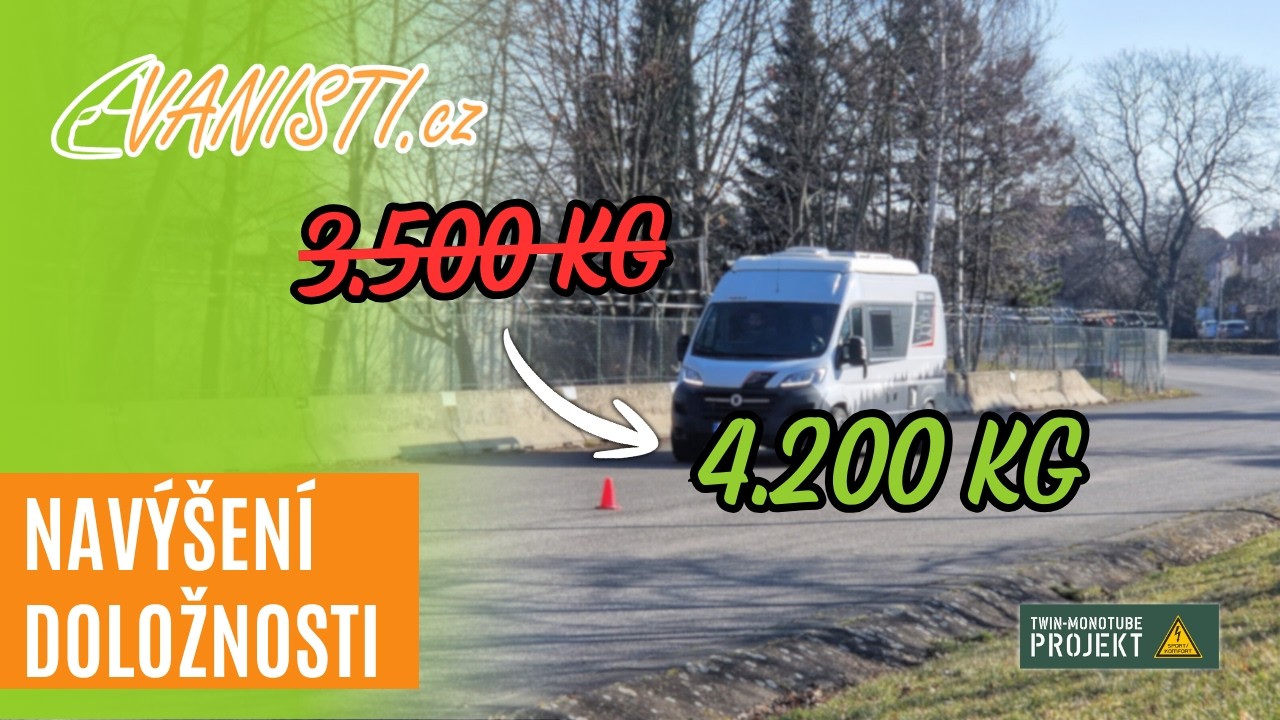 Zátěžový test na zkušebně: Zvládne light podvozek Ducata 4200 kg?