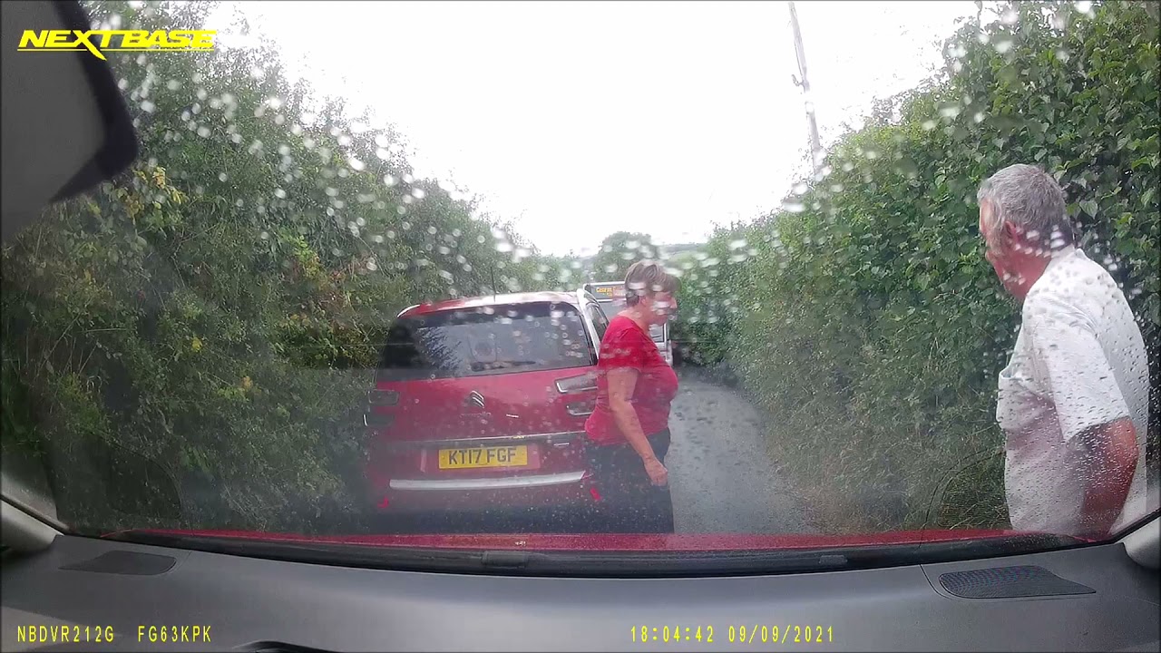 Dash Cam Plymouth there's trouble ahead