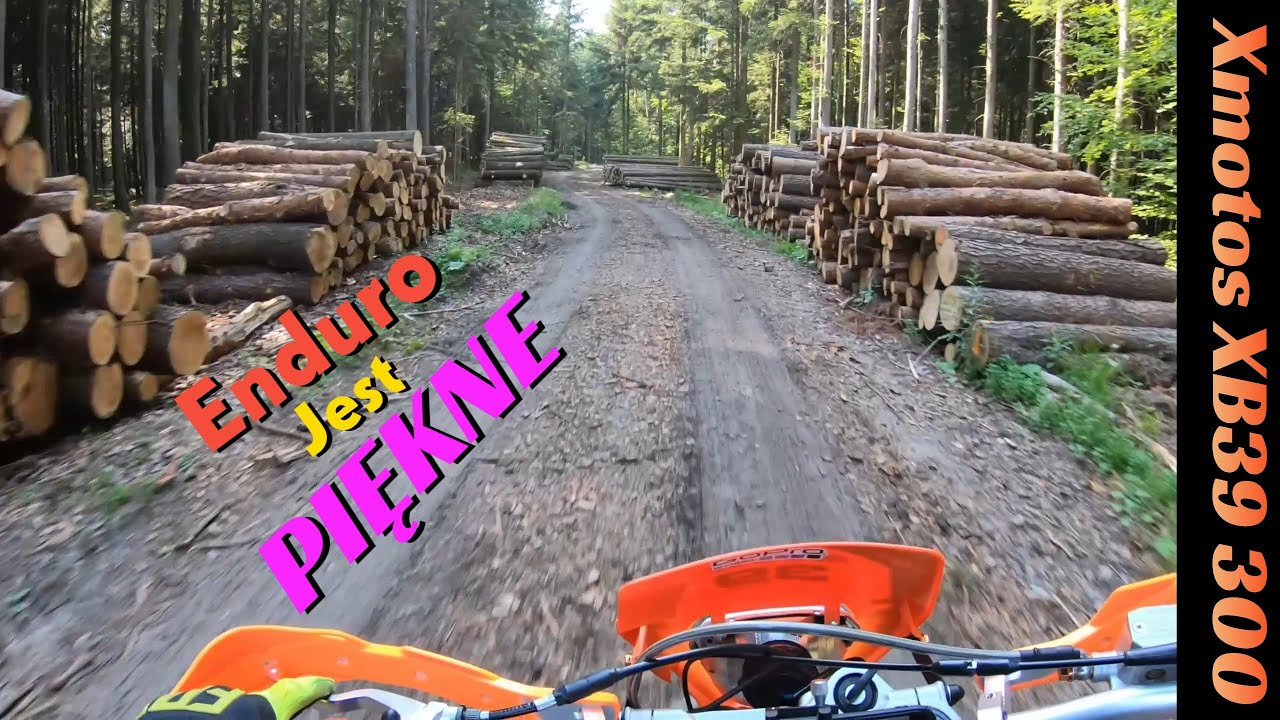 Xmotos Asix XB39 300 cc w terenie 😎 ENDURO jest piękne 👌 Wentylator działa a opona dobrze się klei 😁