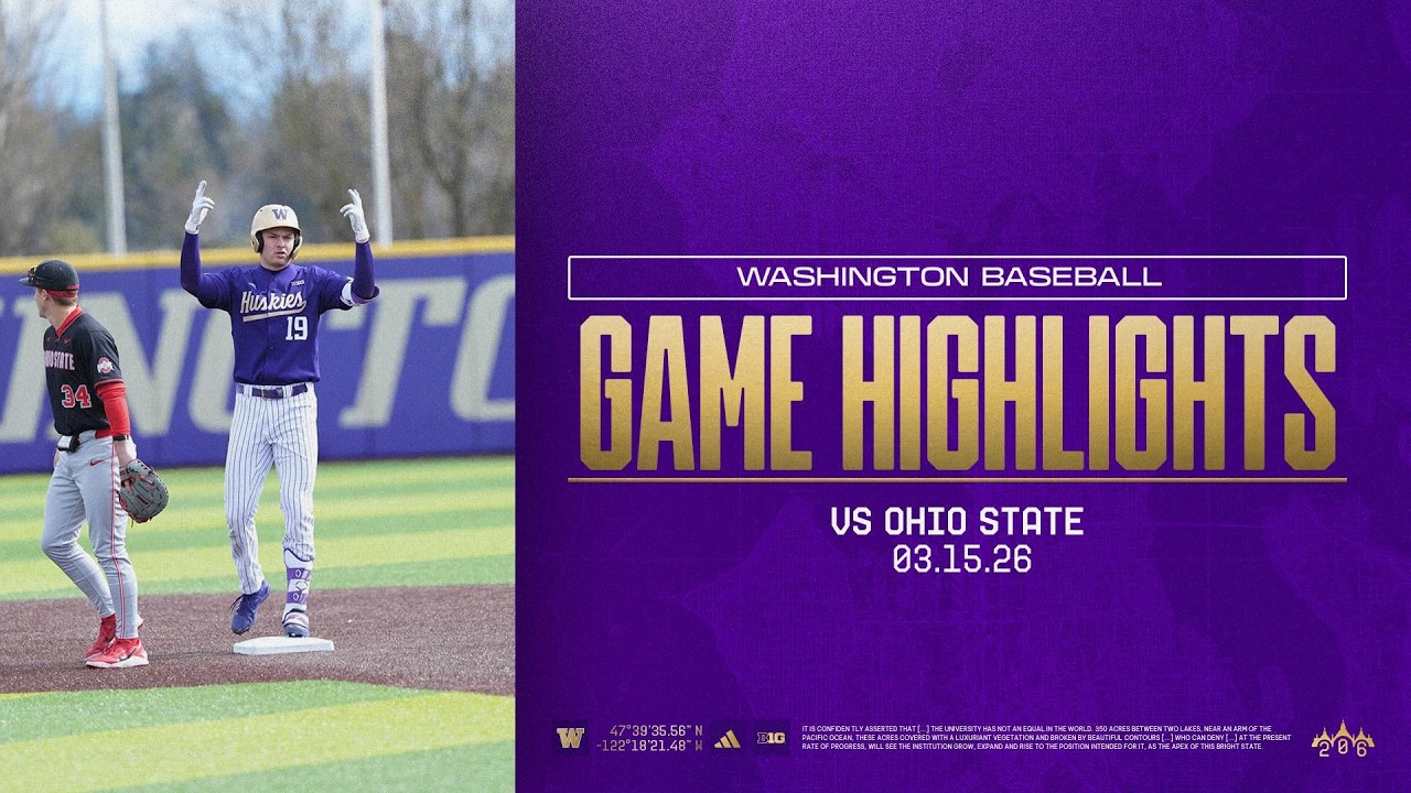 Washington 5, Ohio State 4 | Huskies Highlights