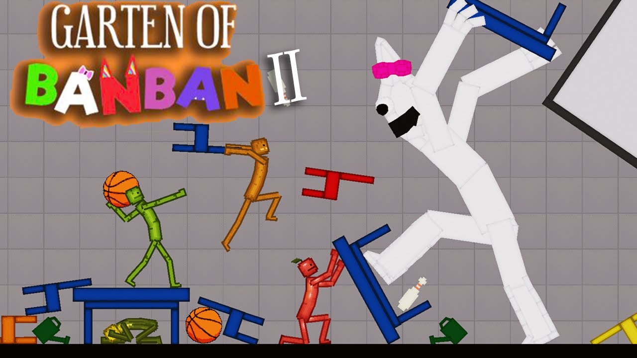 Garten Of Banban In Melon Playground Part 4 - Garten Of Banban 2 - People Playground