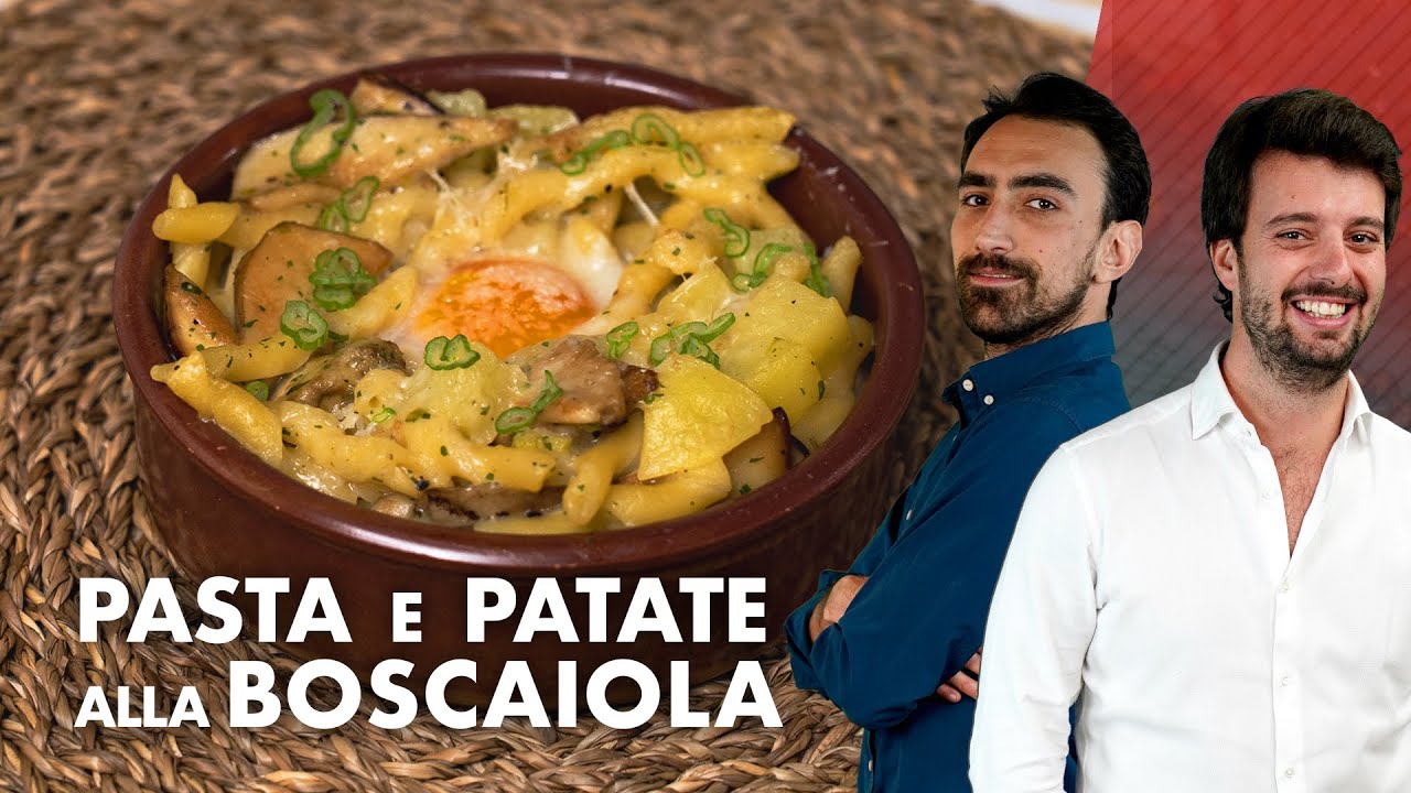 Pasta e patate alla boscaiola *CHE CREMA*