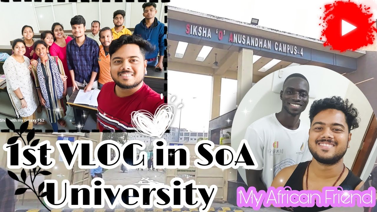 SoA university ରୁ ମୋର 1st vlog//ମୋର ଆଫ୍ରିକା ସାଙ୍ଗ//IAS Campus//Bhubaneswar//#odiavlog -96