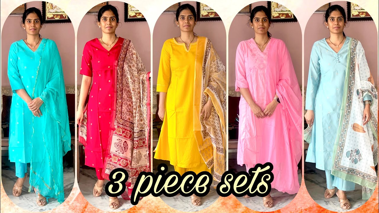 Budget-Friendly 3-Piece Kurti Sets for Women from Amazon | Amazon Haul | Ramya