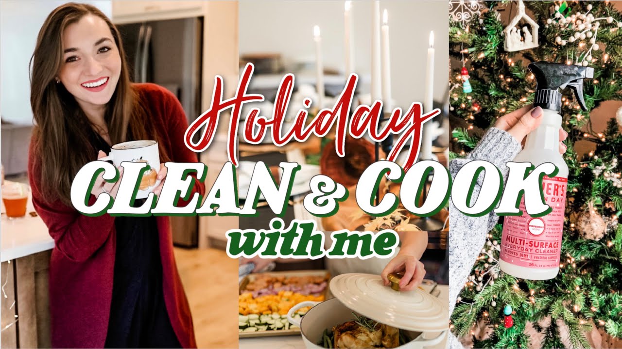 🌟Ultimate CHRISTMAS CLEAN + COOK With Me! Cozy Holiday Dinner Party Ideas