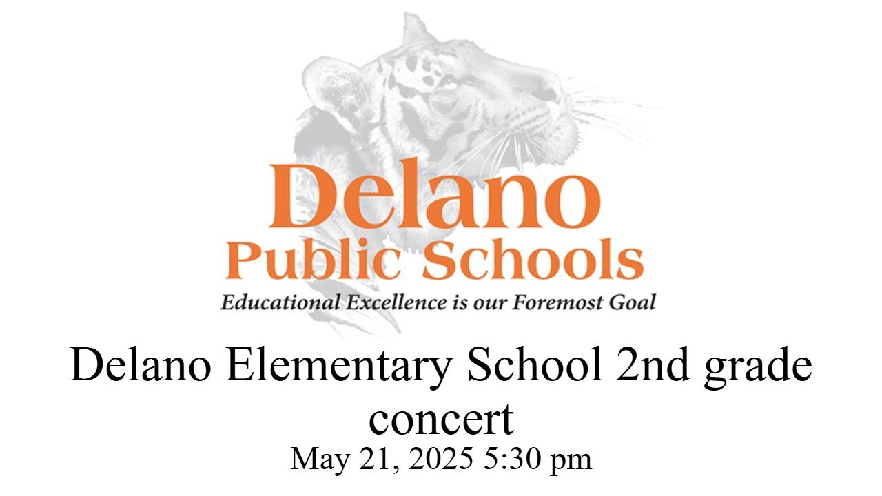 Delano elementary school concert 2nd grade Wed May 21, 2025 (Goudy, Becker, Stone, Risdall