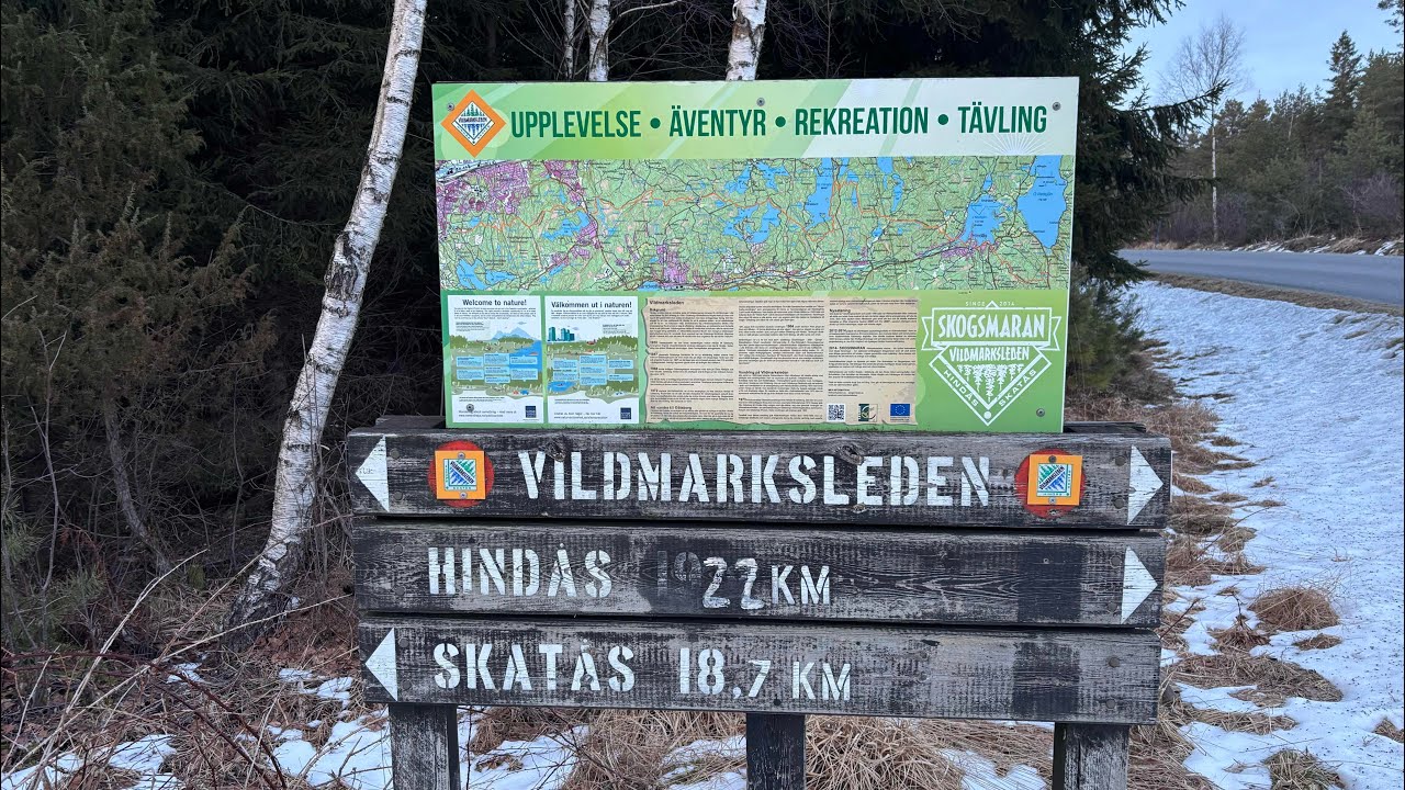 Hiking 45k from Hindås to Utby