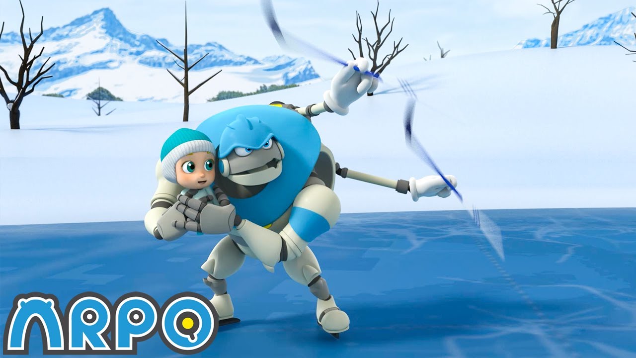 Buz Pateni KAOSU!!! 🎿🎿 | Robot ARPO 🤖 | Çocuk Çizgi Filmleri