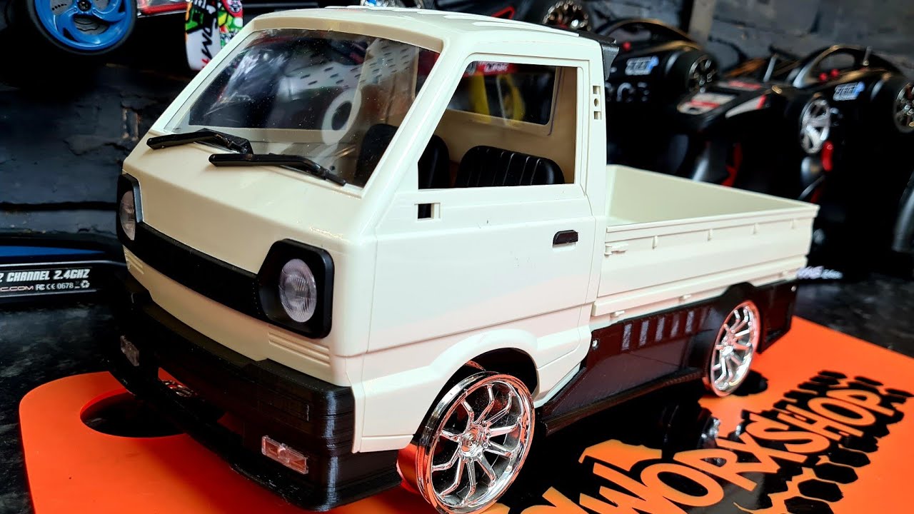 UPGRADE WPL D12 RC DRIFT TRUCK PROJECT WOW!! 3D PRINTED
