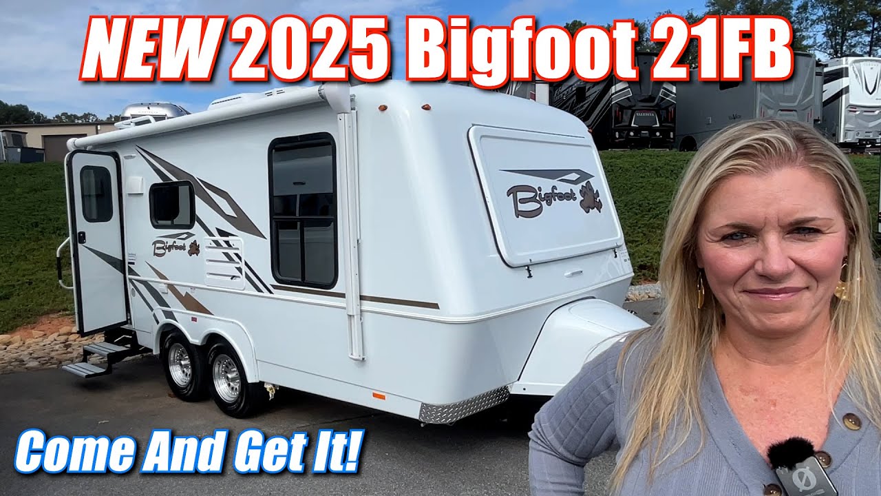 NEW 2025 Bigfoot 21FB Tour & 2023 Bigfoot 25 Rear Twin