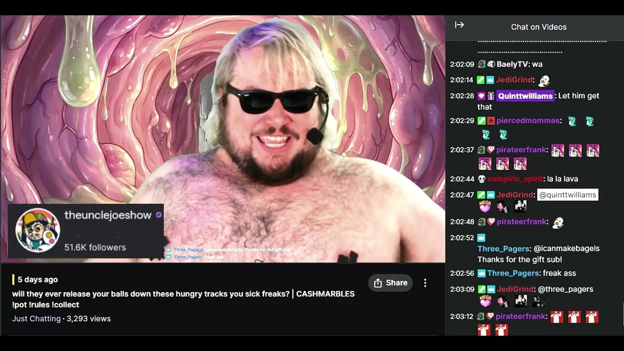 The Uncle Joe Show featuring Quint Williams - Twitch.tv _ 20 min. replay. Don't miss it!