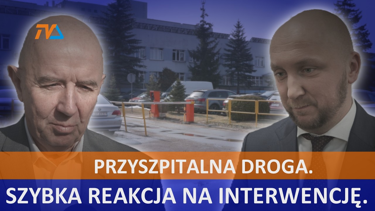 Przyszpitalna droga. Szybka reakcja na interwencję. |TV SUWAŁKI