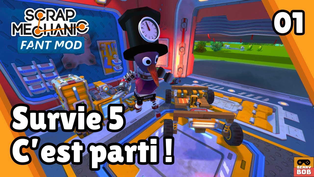 C'est reparti pour un nouveau monde !- S05 Ep.01 - Scrap Mechanic