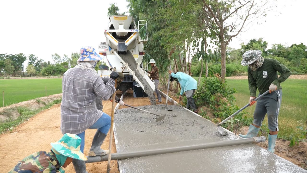 Concrete Plant พาทัวร์หน้างาน Ep.10 ถนนคอนกรีตเสริมเหล็ก