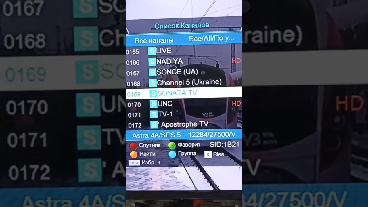 Частота 12284 V 27500, спутник Astra 4.8&deg;