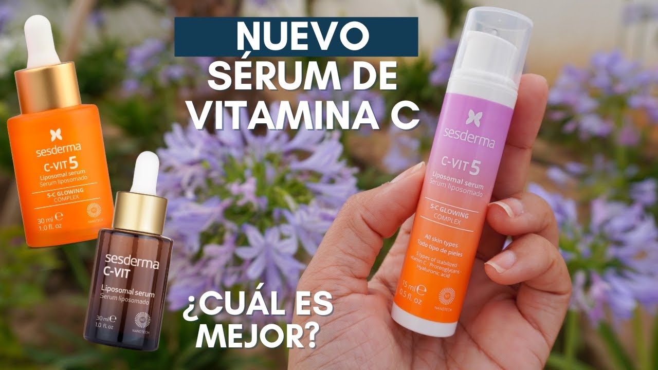 Uno de mis SÉRUMS de VITAMINA C favoritos ahora más potente SESDERMA C-VIT5