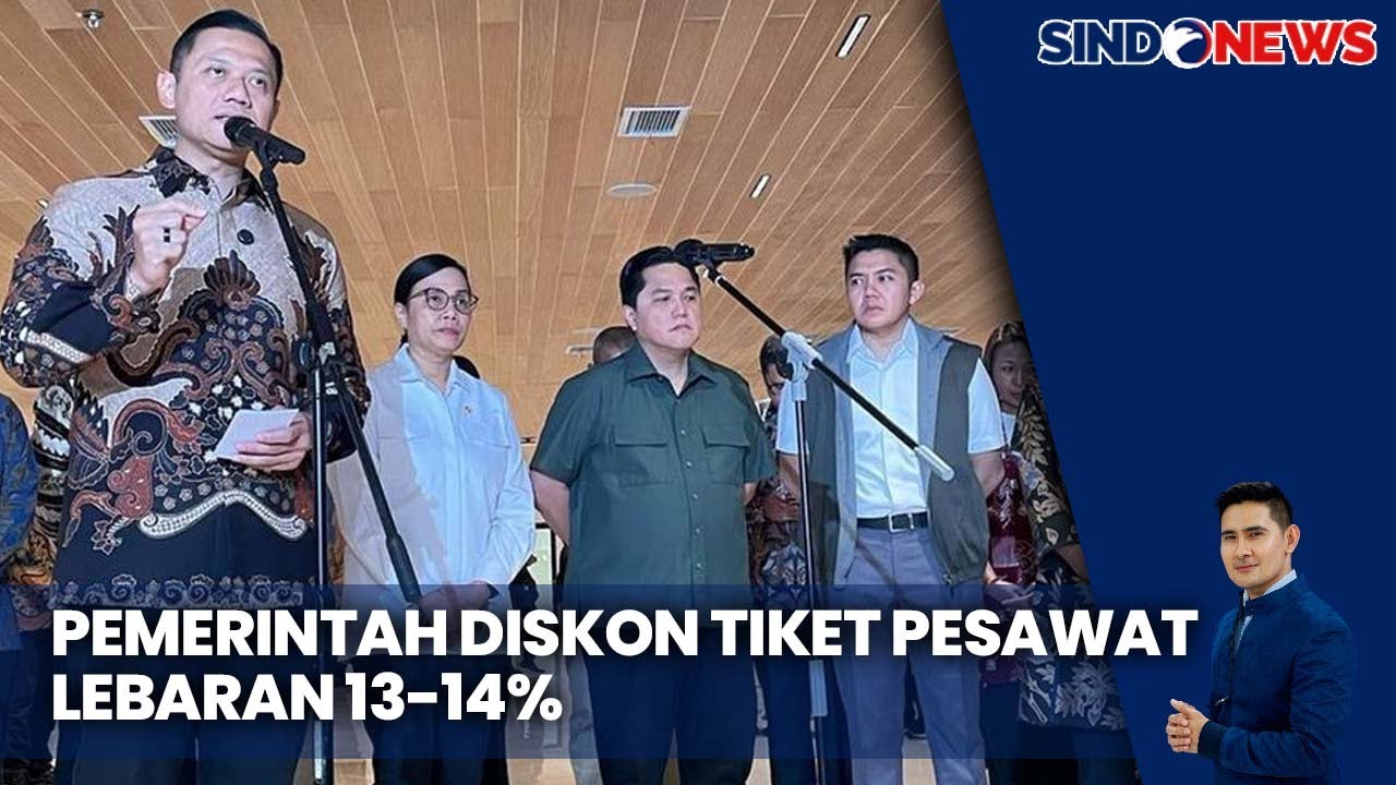 [FULL] Pemerintah Resmi Turunkan Harga Tiket Pesawat Lebaran | Sindo Sore | 01/03