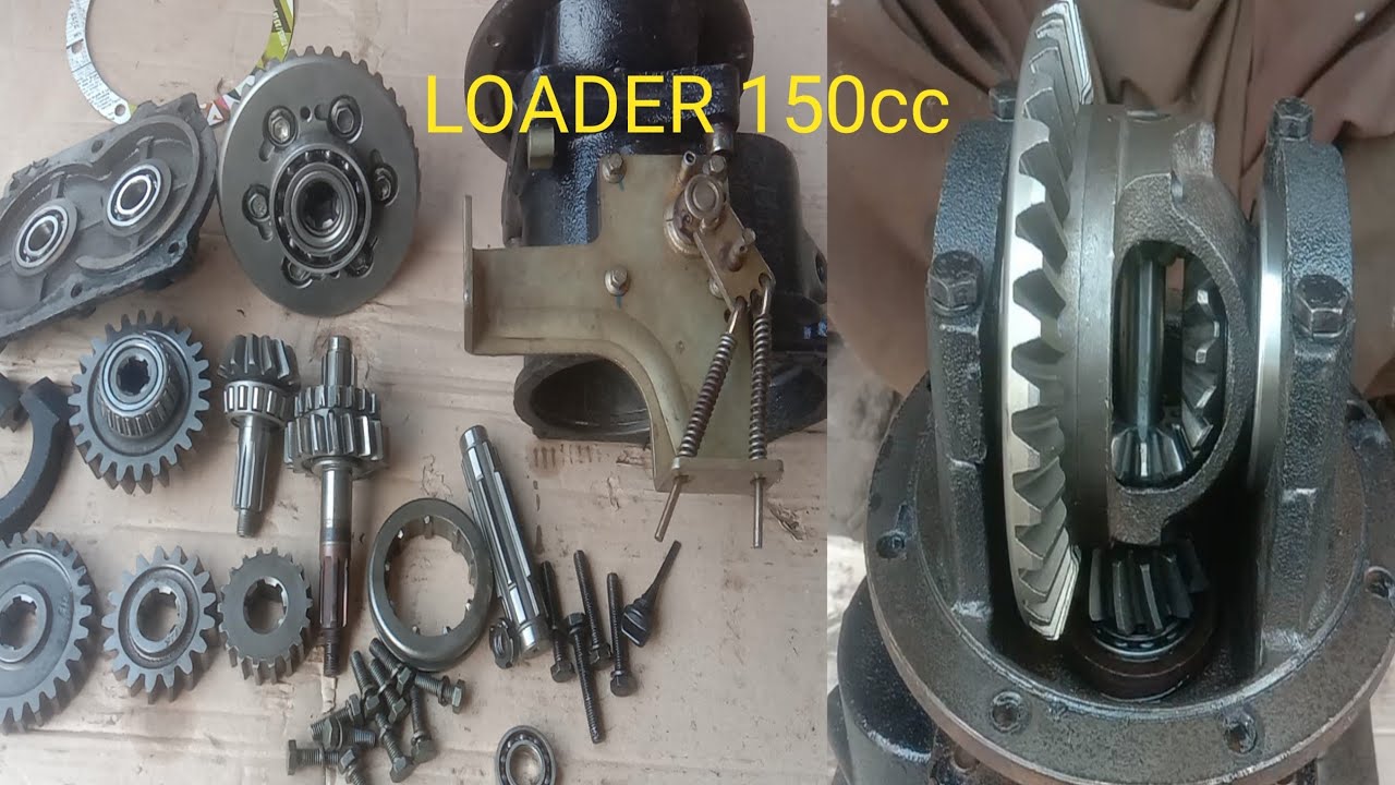 How To repair LOADER RASHAK 150cc hi lo gair complete detail ll Bismillah autos