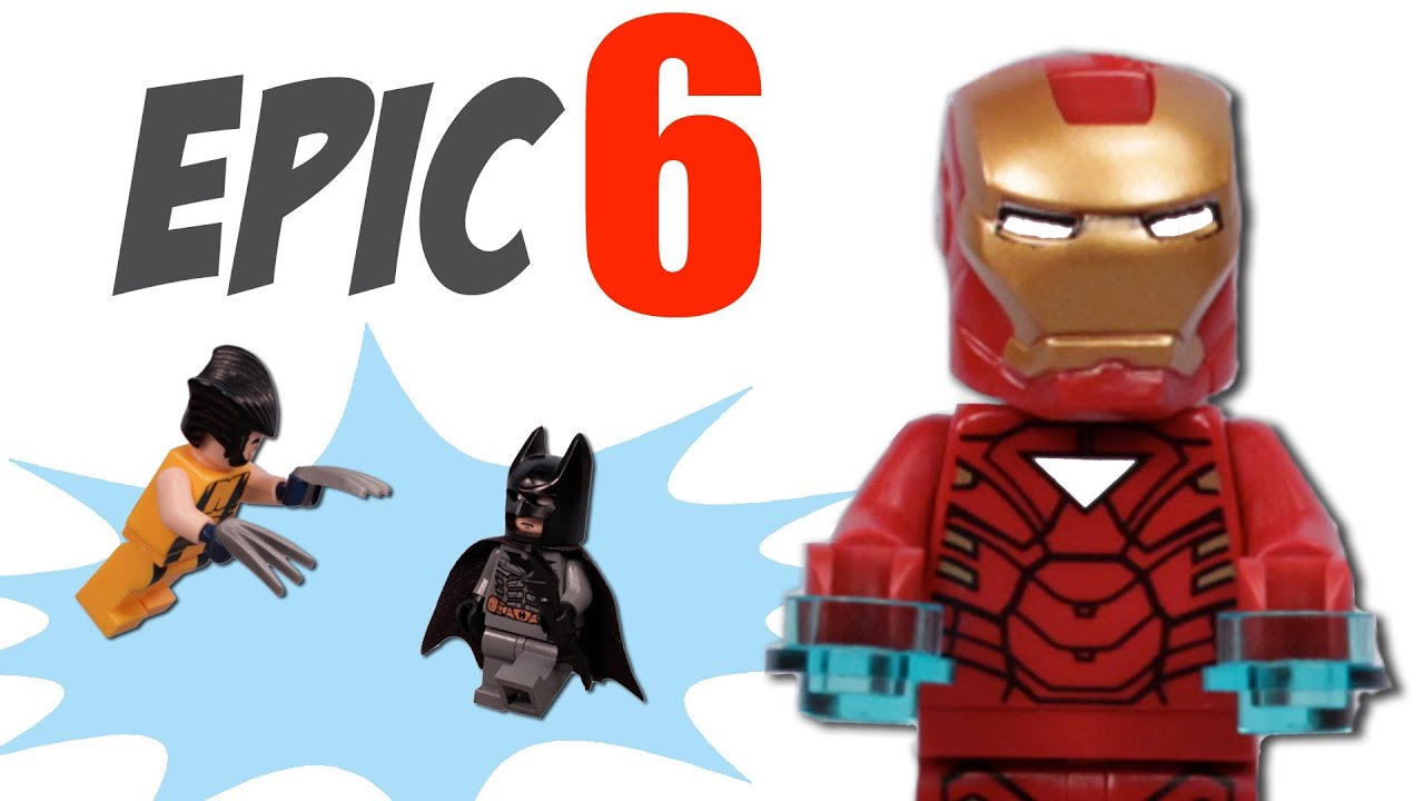Epic Lego Minifigures Battles 6  Heroes Stop Motion Animation