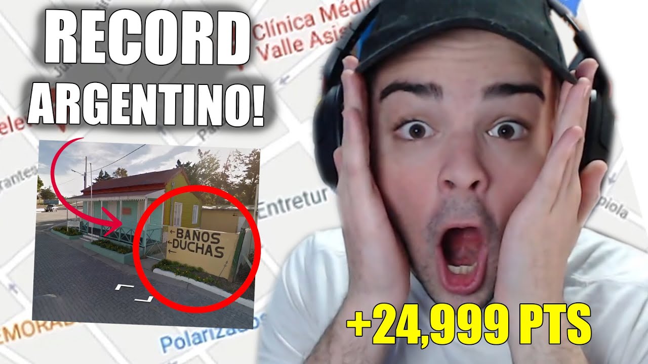 RECORD ARGENTINO en GEOGUESSR !! * +24,999 Pts *