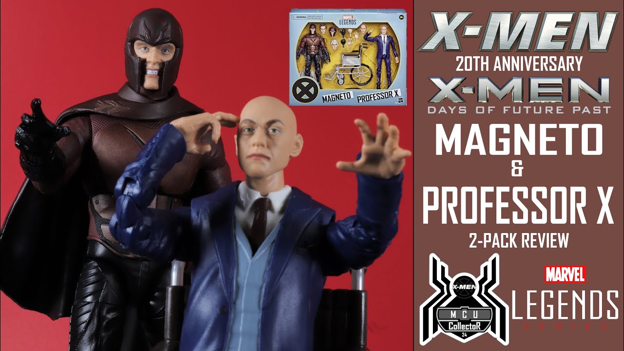 Marvel Legends MAGNETO & PROFESSOR X Xmen 20th Anniverary 2 Pack Review