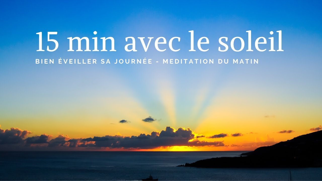 Musique relaxante avec le lever du soleil détente relaxation méditation réveil