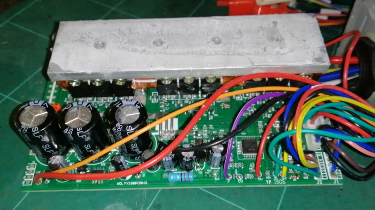 Yu Yang King 50A 72V Ebike Motor Controller Teardown YKZ7250JG