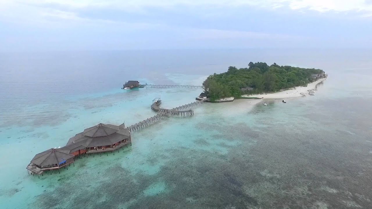 Lankayan Island aerial shot
