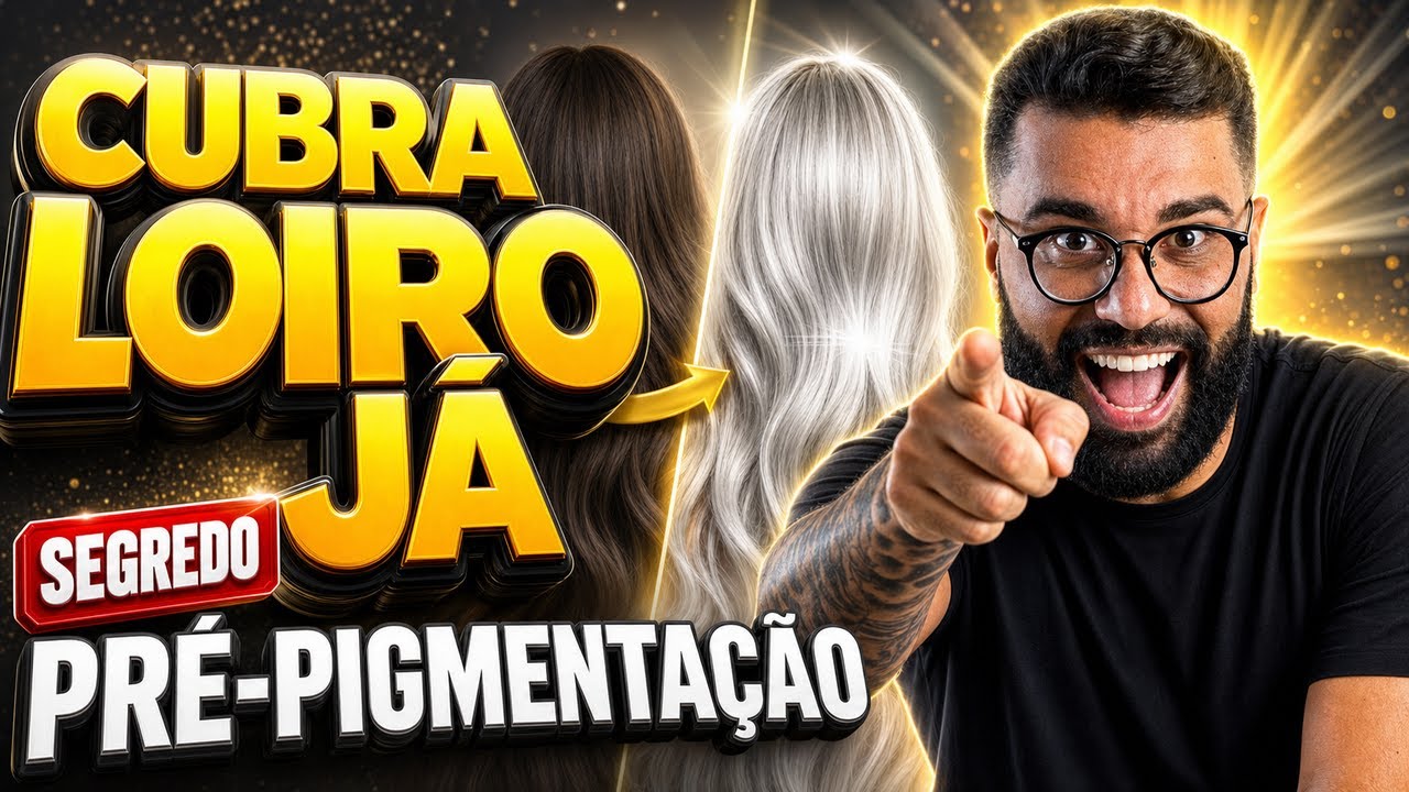 COMO FAZER PRÉ PIGMENTAÇÃO PARA COBRIR CABELOS LOIROS OU BRANCOS.