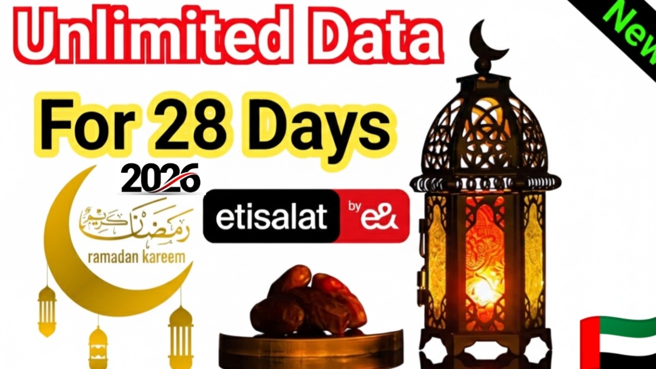 Etisalat Special: Unlimited Data for Only 25 AED (Full Month)