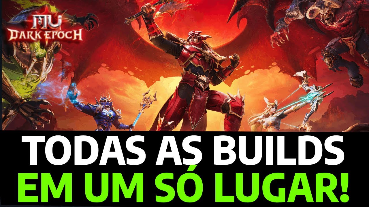 O MELHOR SITE DE BUILDS DO MU DARK EPOCH! -  TODAS AS CLASSES e ATRIBUTOS!