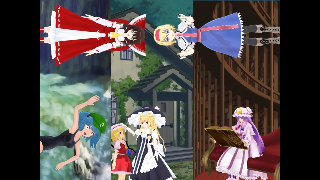 【ゆっくり茶番】〔フラマリ〕魔理沙と霧雨四天王のルーティーン