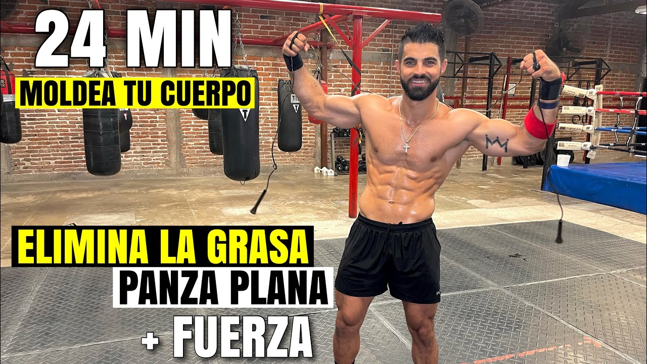 Rutina Cardio Con Cuerda o Sin Cuerda (24 Minutos) Quema Grasa y No pierdas el Músculo