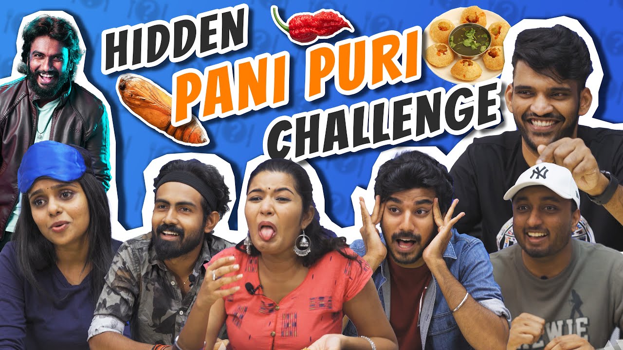Hidden Pani Puri Challenge | DaView | Joshua, Jiven Sekar, Shabby, Chandhine, Dhurgaashini, Arasan