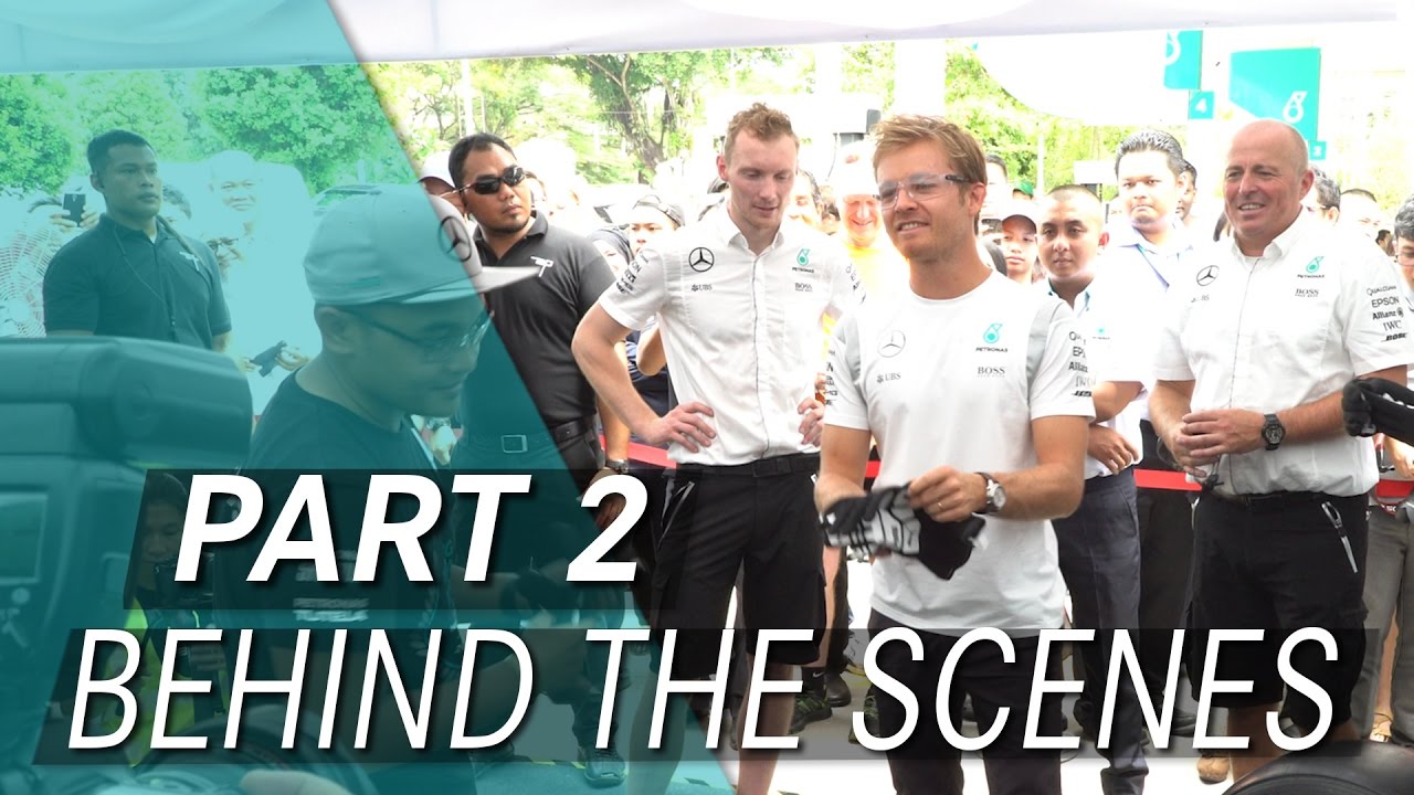 Action-packed day with Lewis Hamilton & Nico Rosberg in KL!