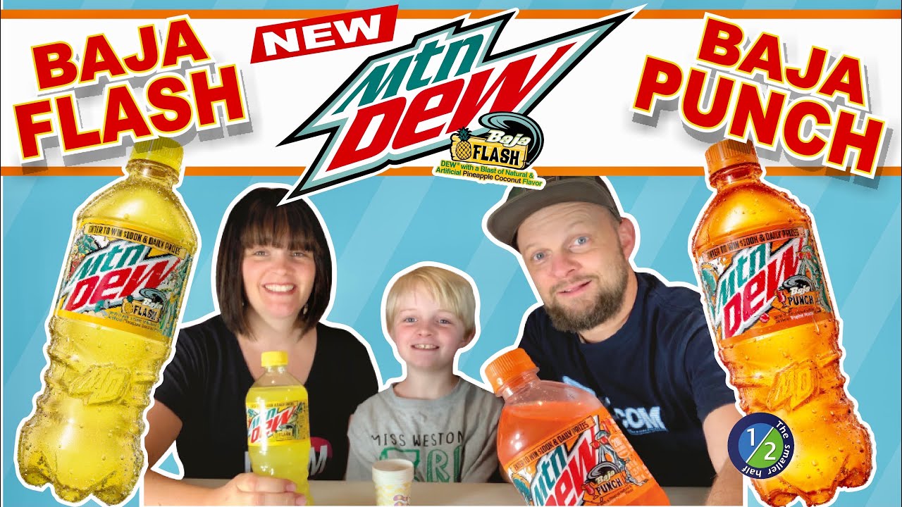 NEW Mt. Dew Baja Flash Review | Mt Dew Baja Punch Summer 2021