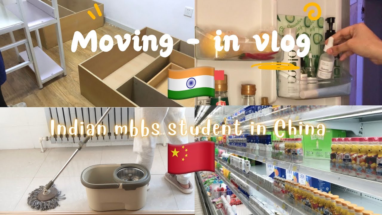 Moving in vlog - China 🇨🇳 | Shopping 🛍️ | Indian 🇮🇳 Medical student life in china